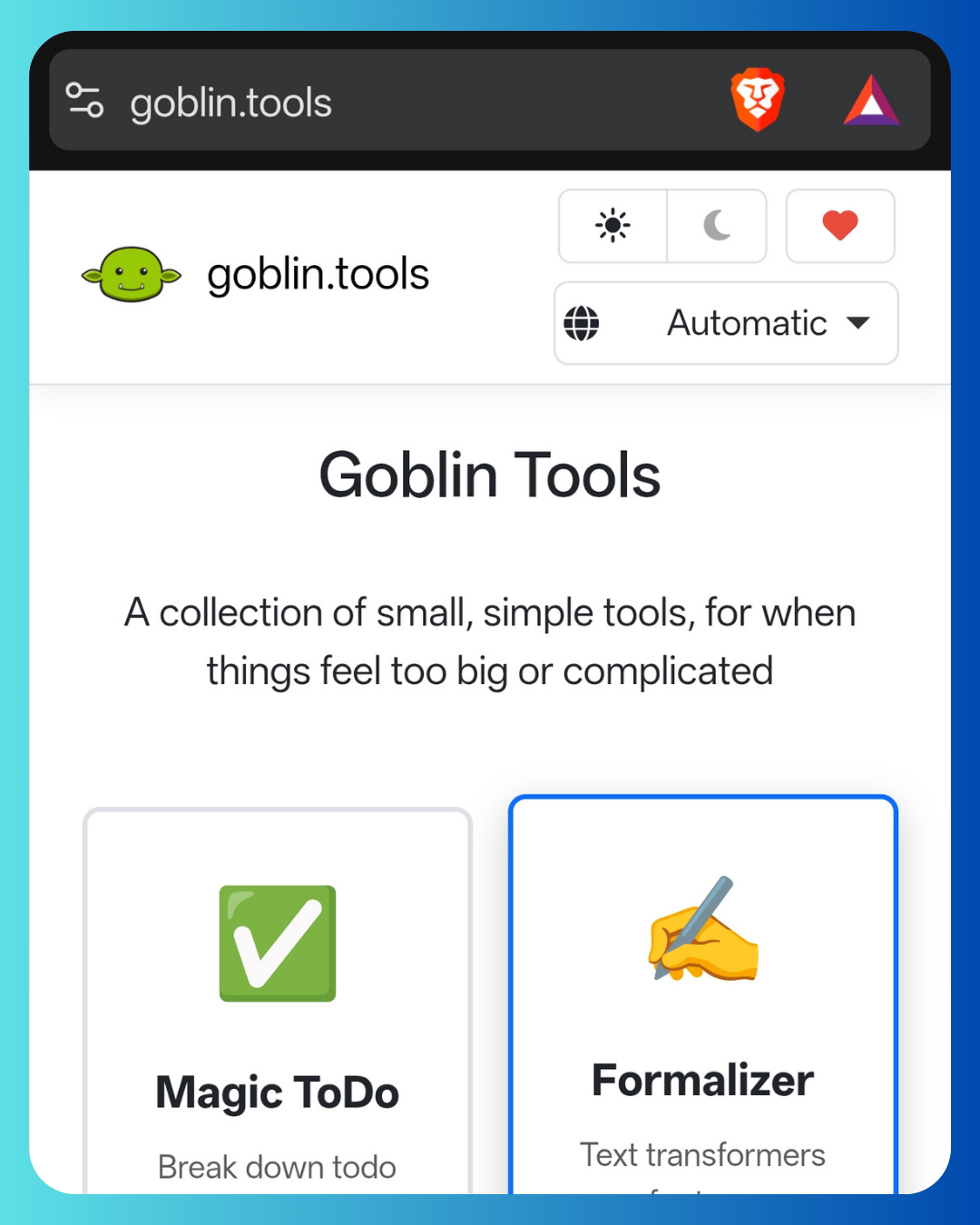 Goblin Tools